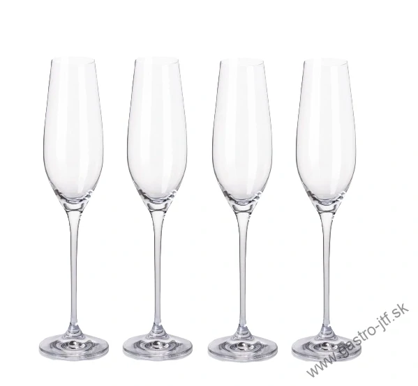 Poháre na sekt a prosecco 210 ml SPINOZA, 4 ks