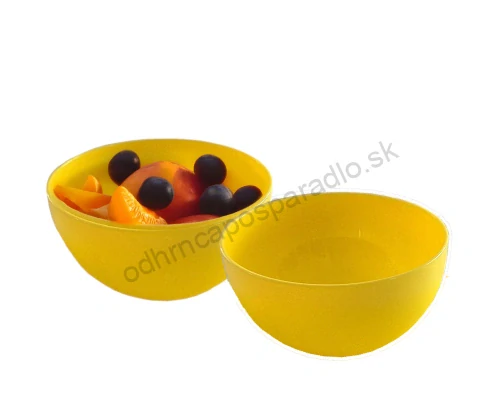 Sada misiek, set 3 ks, žlté, nerozbitné misky, priemer 15 cm, objem 950 ml