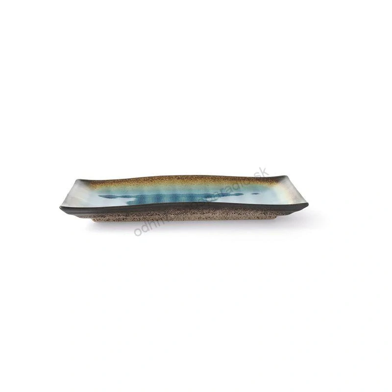 Lazur tanier hranatý 272x150 mm