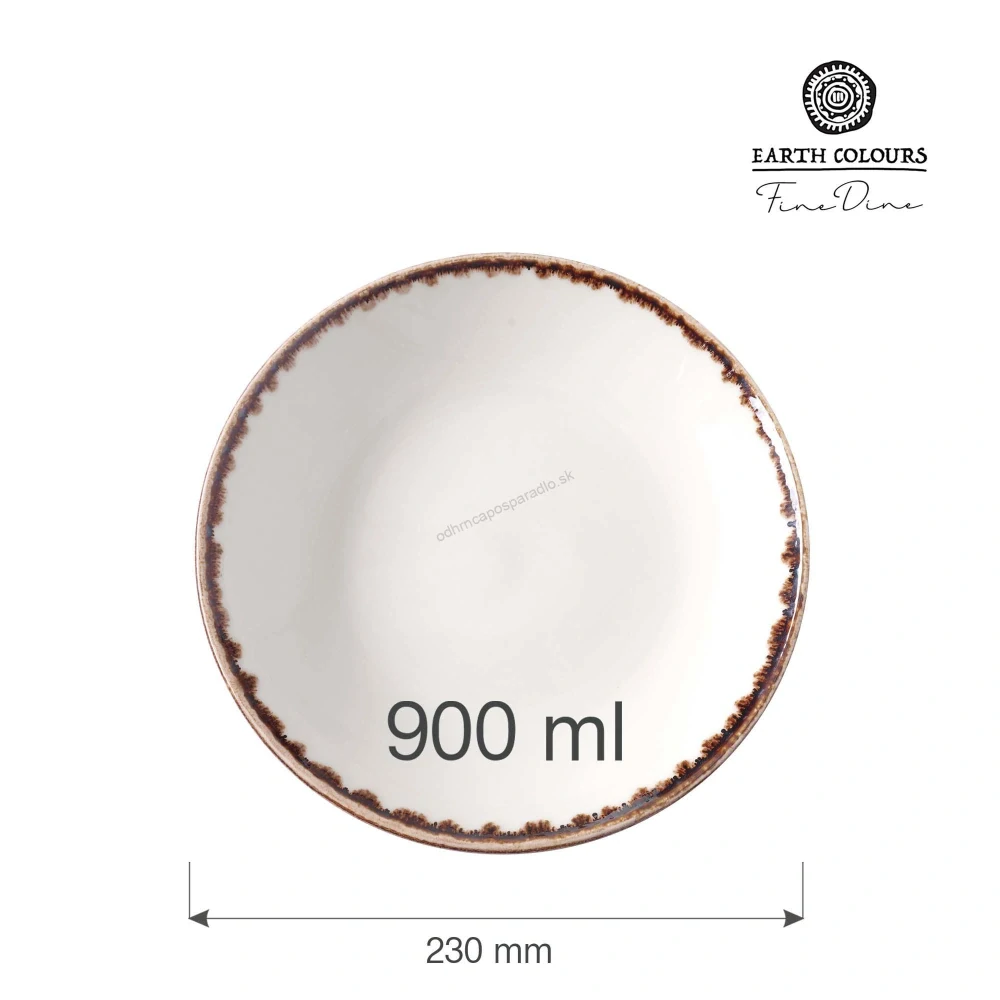 VANILLA Tanier hlboký 23 cm