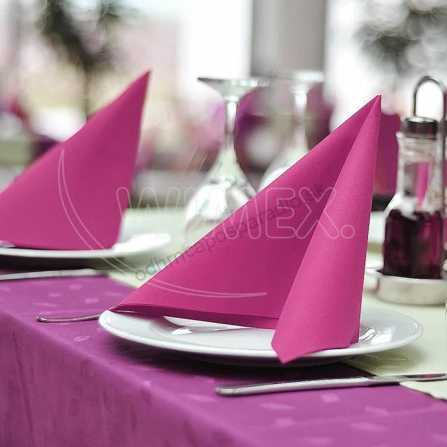 Servitky fuchsia 50 ks PREMIUM 40x40cm 89123