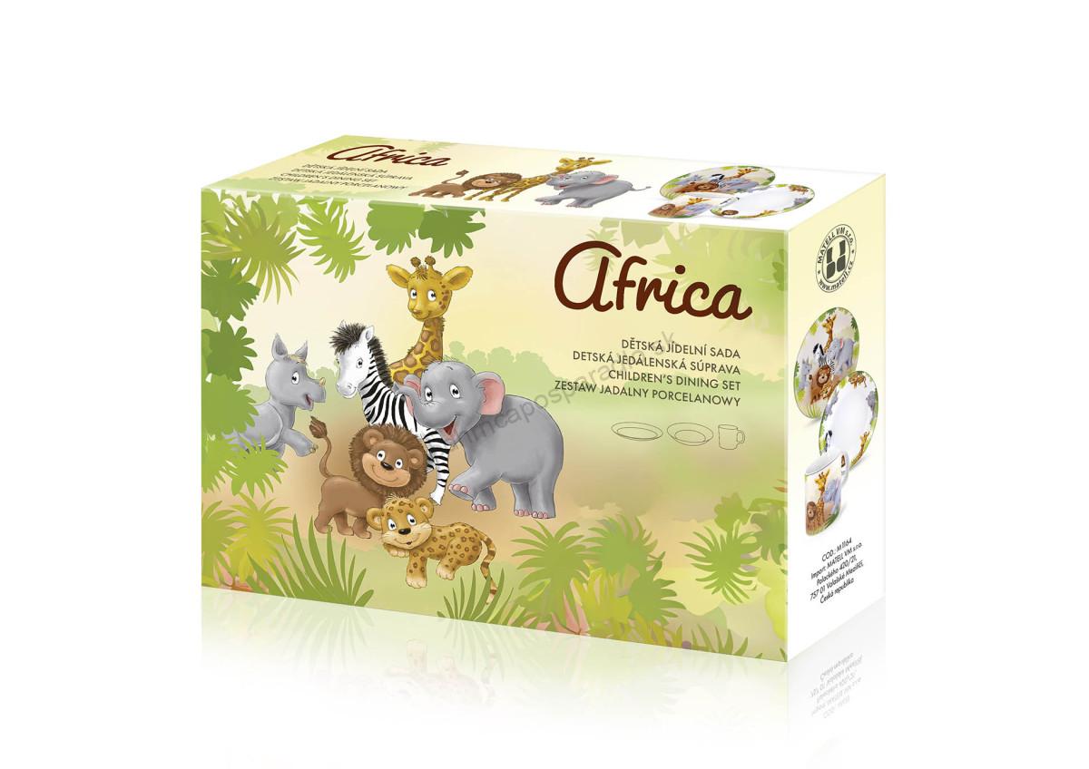 Detská súp. AFRIKA porcelán 3diel
