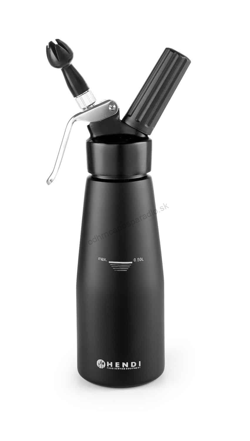 Šlah. flaša 0,5 l ČIERNA Kitcheni Line ⌀8x(H)26 cm