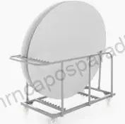 Vozík 1800 x 850x(h)990 mm na stoly a stoličky 