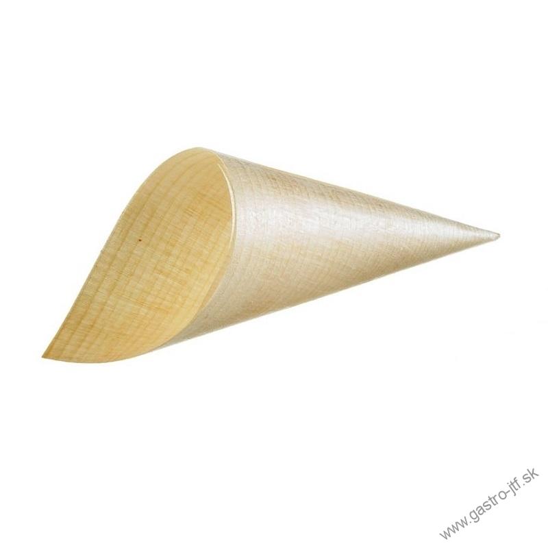 Kornúty drevené 50 ks veľké 5,5x15,5 cm