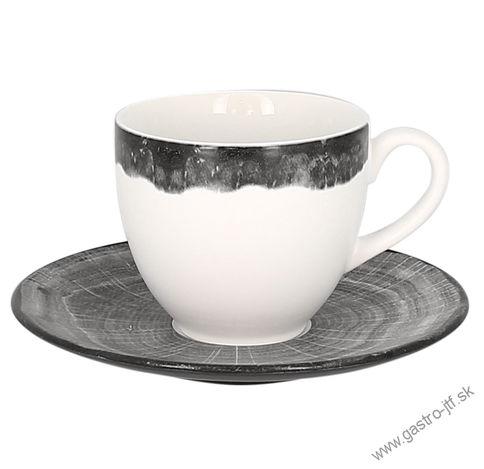 Podšálka 13 cm k šálke 9cl  WOODART BEECH GREY