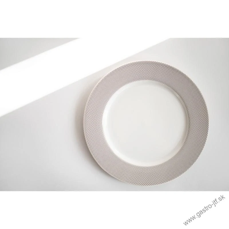 Norwich tanier plytký pr.16 cm béžový okraj