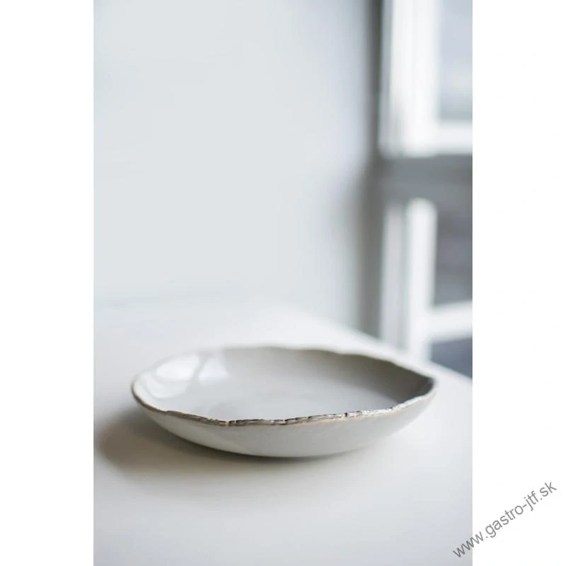 Samto tanier hlboký pr. 25 cm šedý