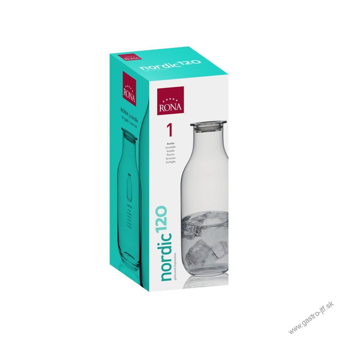 Fľaša NORDIC 1200 ml s akrylovým viečkom