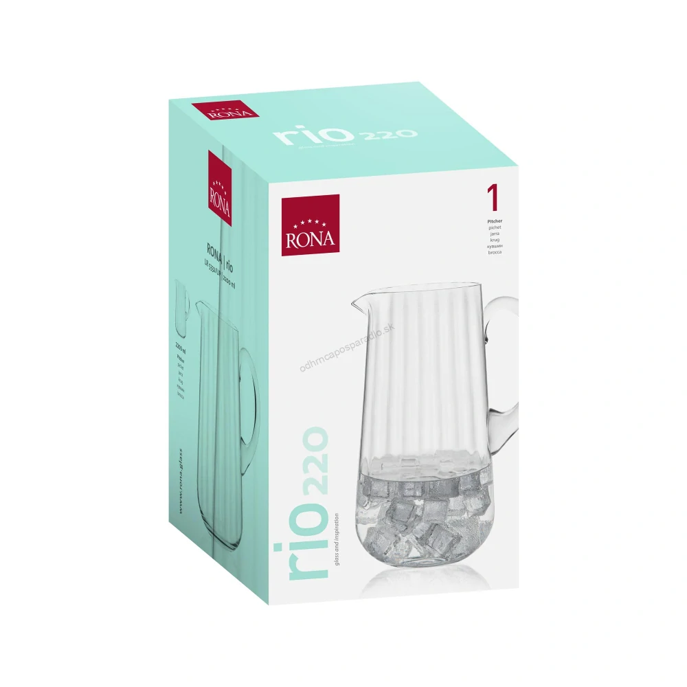 Optišový džbán na vodu RIO 2200ml