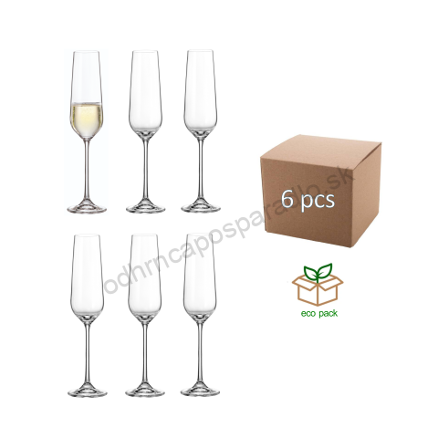 AMUN Poháre na sekt 250 ml (6 ks)