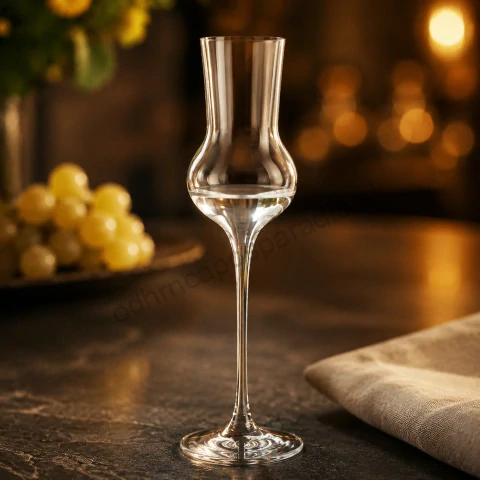 Pohárik GRAPPA 80 ml Banchetto (ťahaná noha) (bal 6 ks)