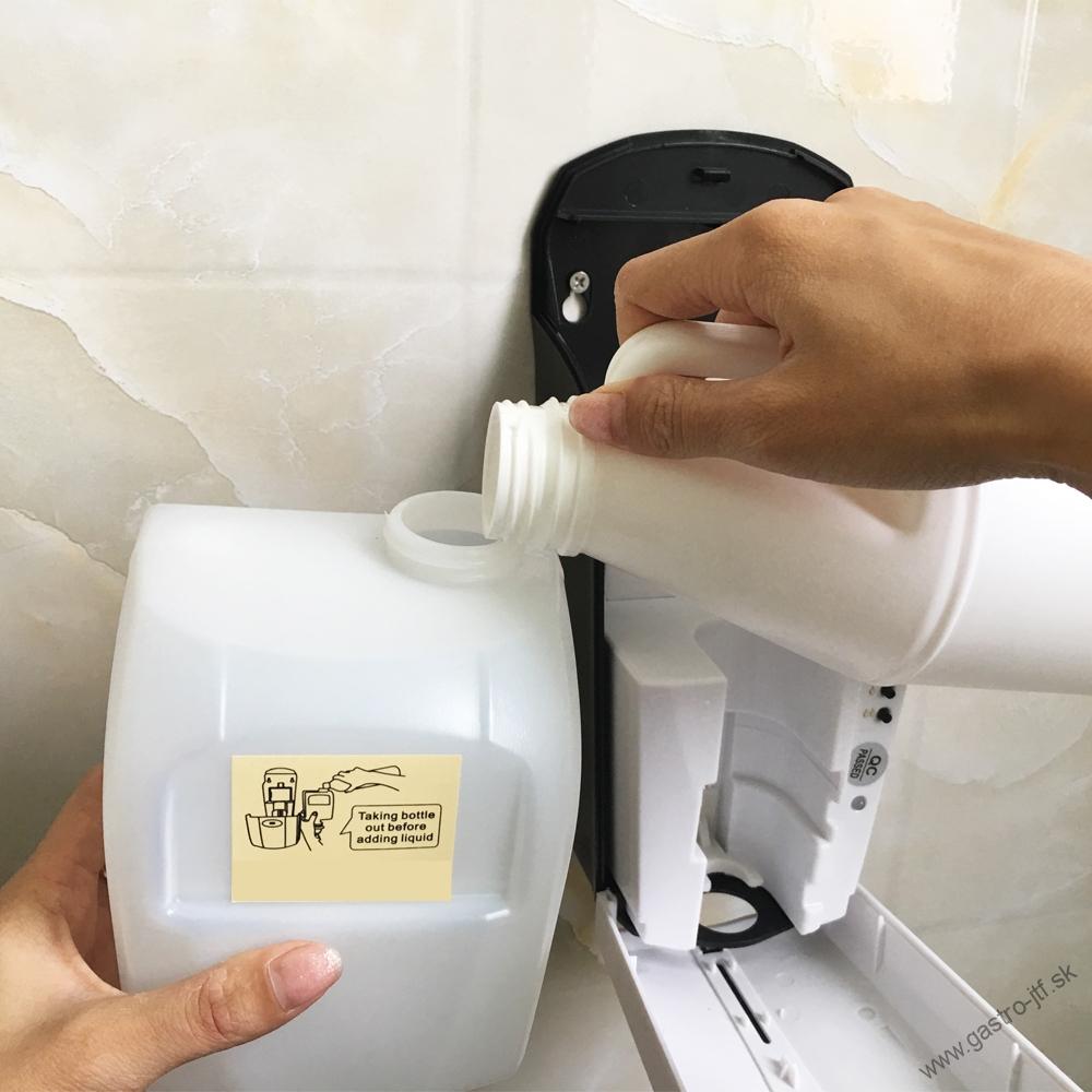 Bezdotykový dávkovač dezinfekcie bielo-čierny 1000ml DAV001