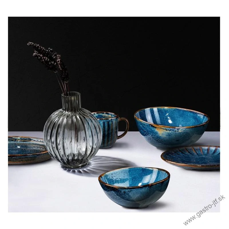 Deep blue tanier plytký pr. 18 cm
