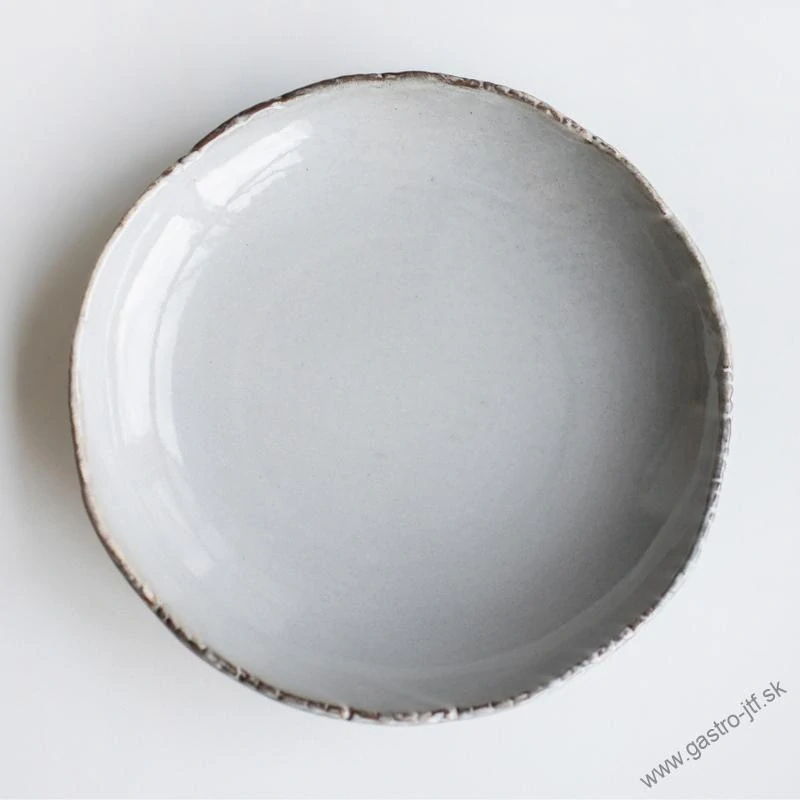 Samto tanier hlboký pr. 25 cm šedý