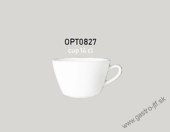 Šálka 27 cl OPTIMO white glazed