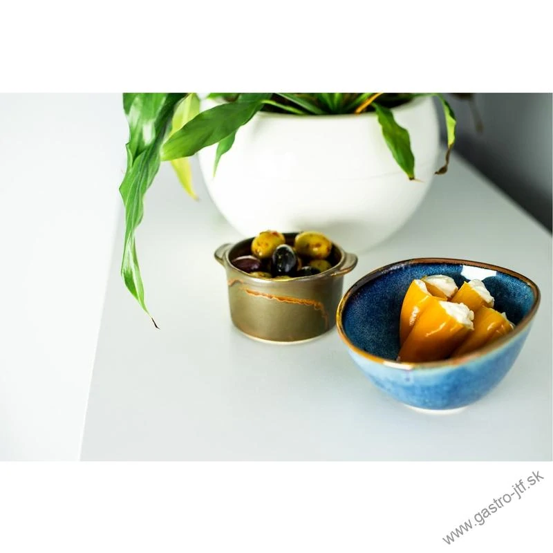 Deep blue ramekin 8,5x7,5 cm