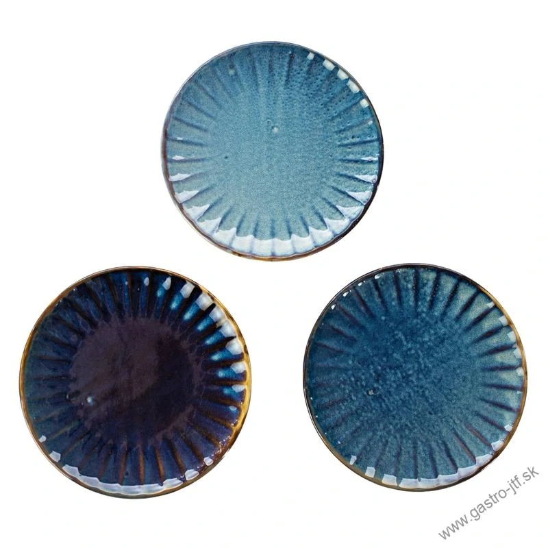 Deep blue tanier plytký pr. 20,5 cm