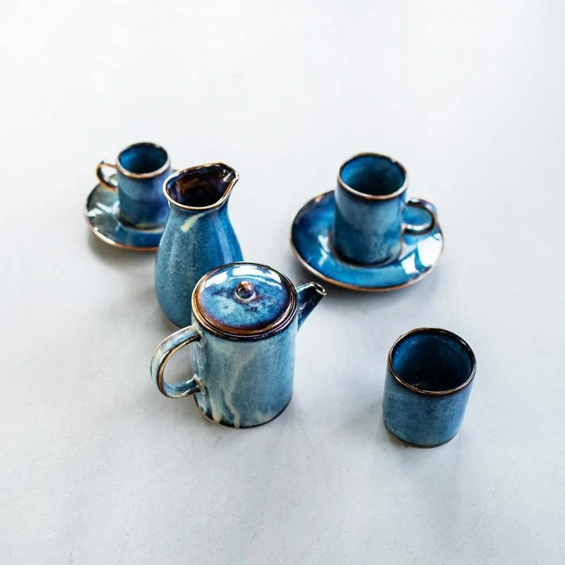 Deep blue podšálka pr. 13 cm