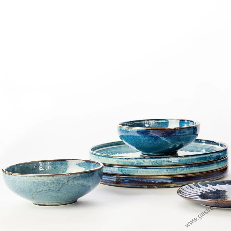Deep blue tanier plytký pr. 25 cm