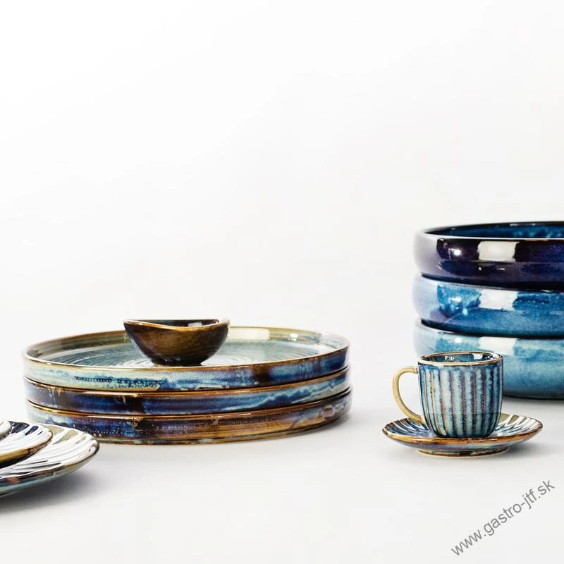 Deep blue tanier plytký pr. 30 cm