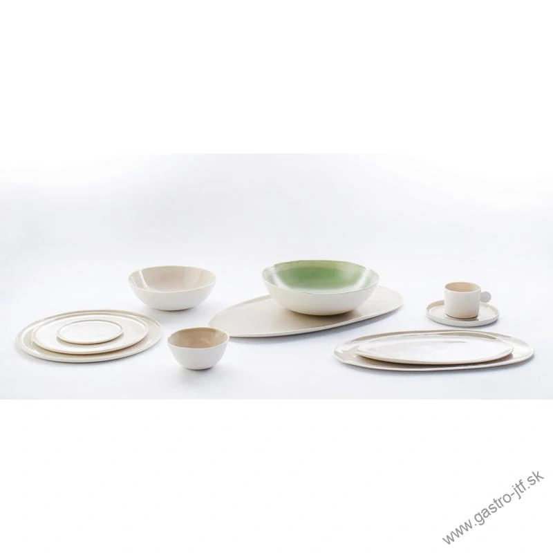 Eter tanier oválny 26,5x14 cm, béžový